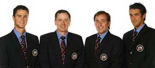 Santiago Russi, Gabriel Morgan, Juan Carlos Cortes, Benjamin Alvarado